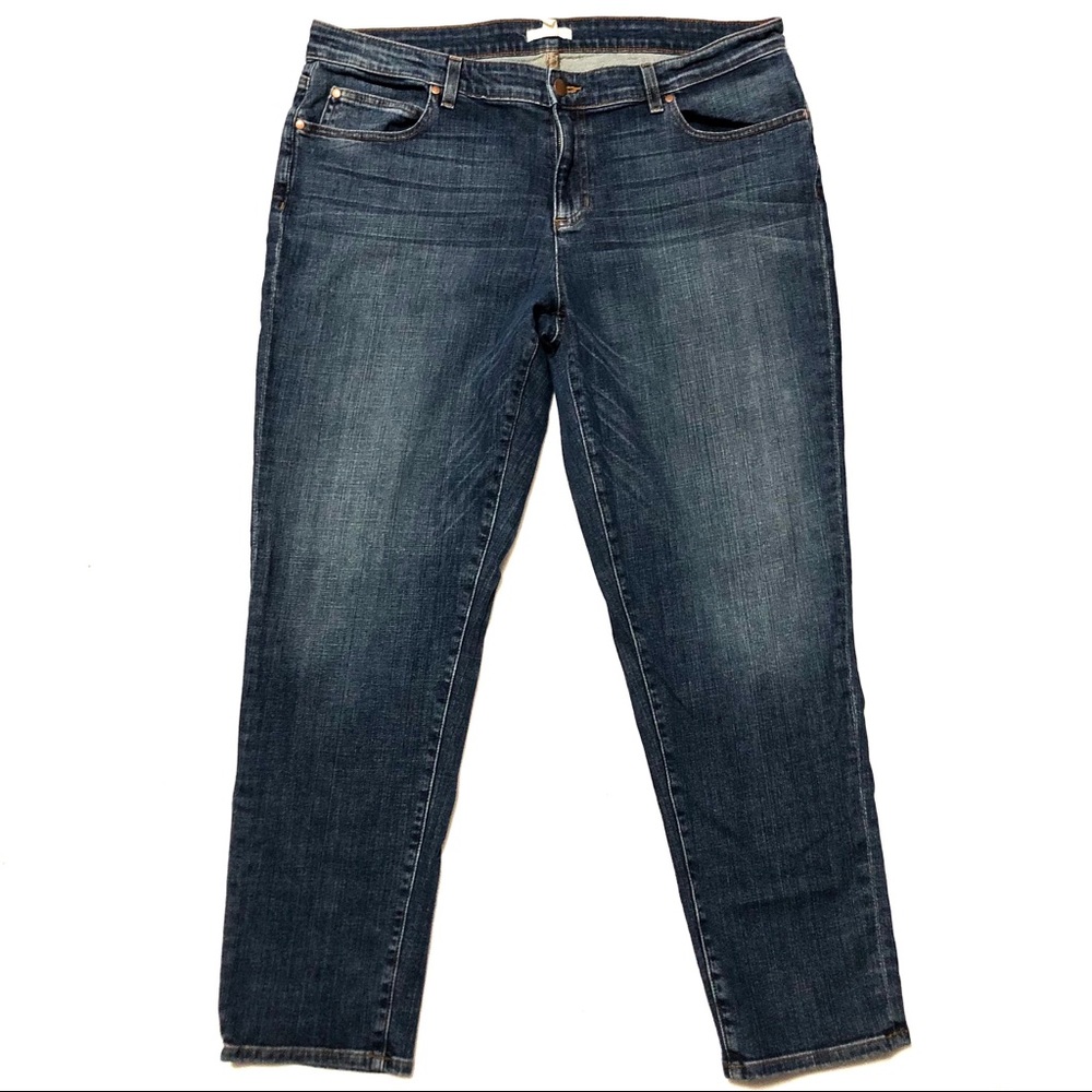Eileen Fisher Organic Cotton Dark Blue Jeans
